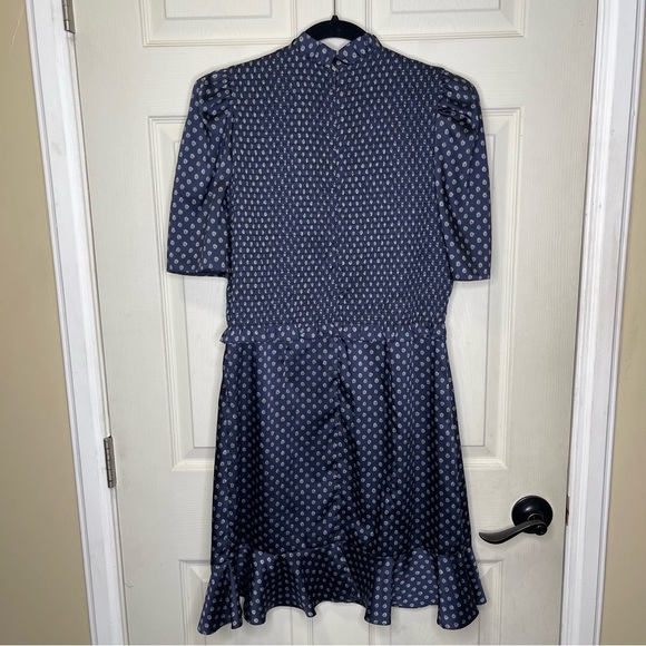 Sandro Malden Printed Smocked Dress - Picture 3 of 13
